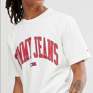Tommy Jeans Collegiate Letter White Tee Men’s S